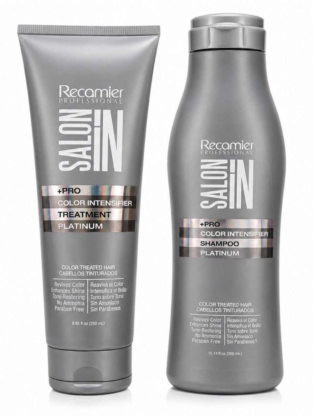 Recamier Salon In Platinum Color Intensifier Shampoo & Treatment Set